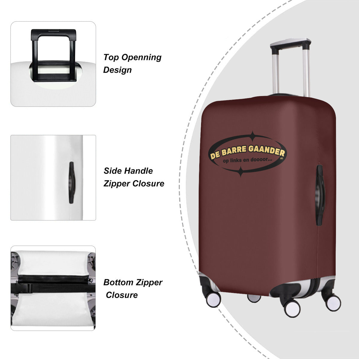 luggagecover De barregaander stijl