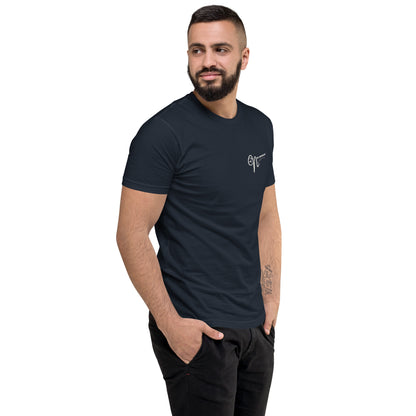 fitted men's  T-shirt on the hammerlane