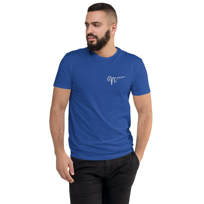 fitted men's  T-shirt on the hammerlane