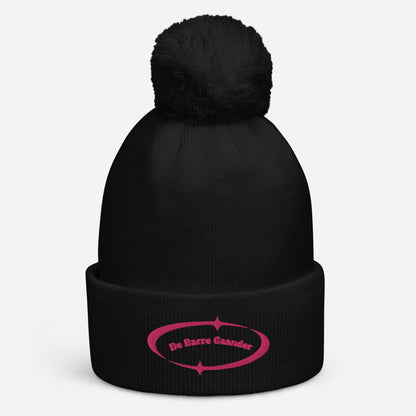 Barre Pink Beanie muts met pompon