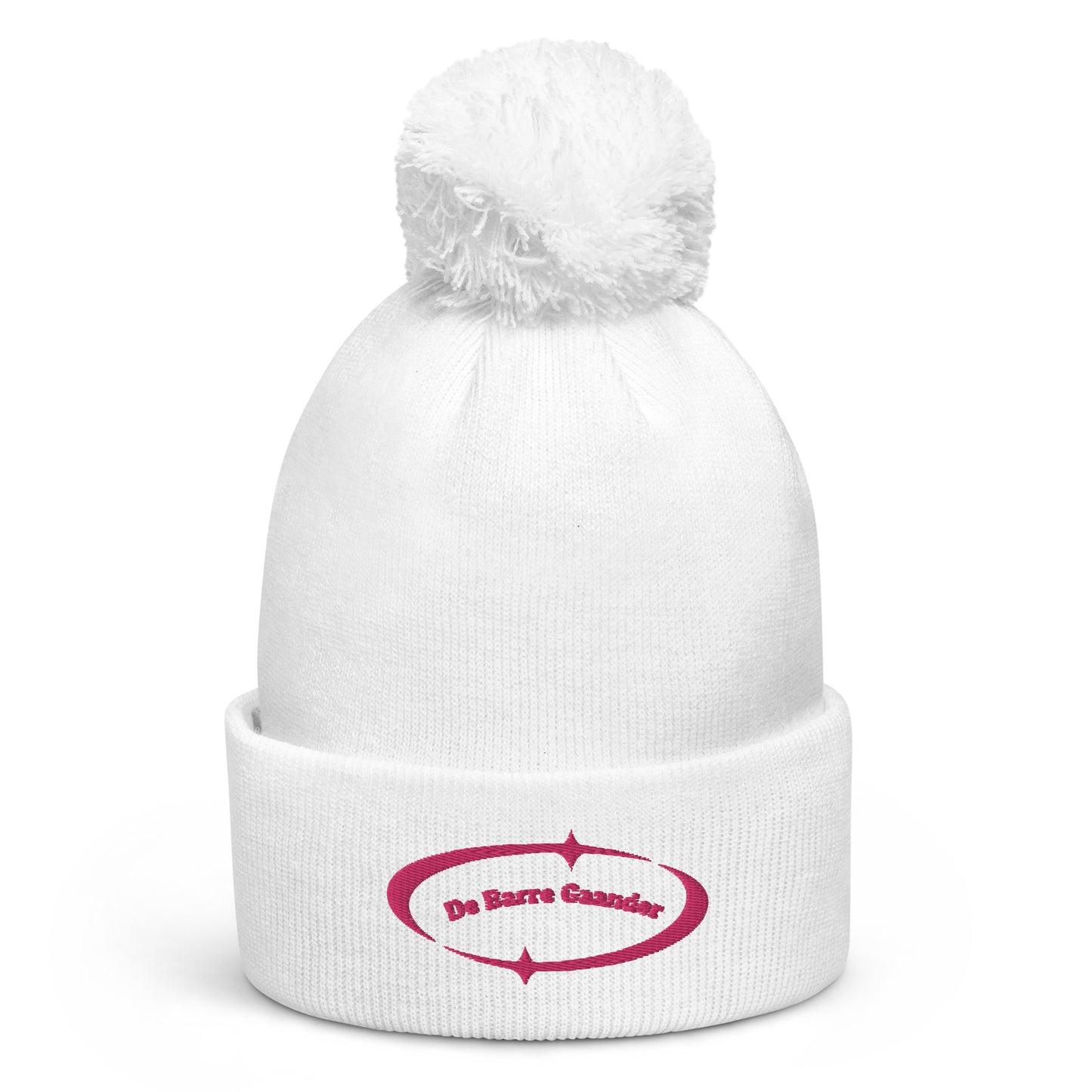 Barre Pink Beanie muts met pompon