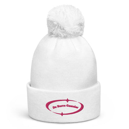 Barre Pink Beanie muts met pompon