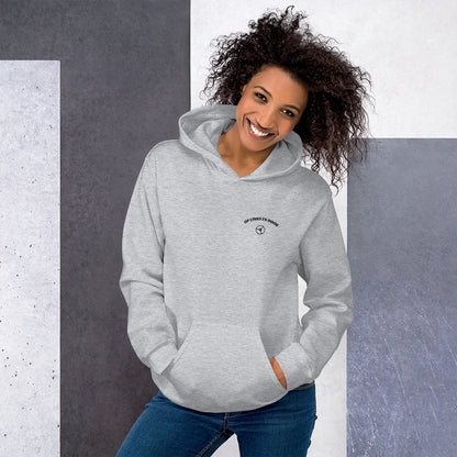 Uniseks barre hoodie met links en door The oldschool way