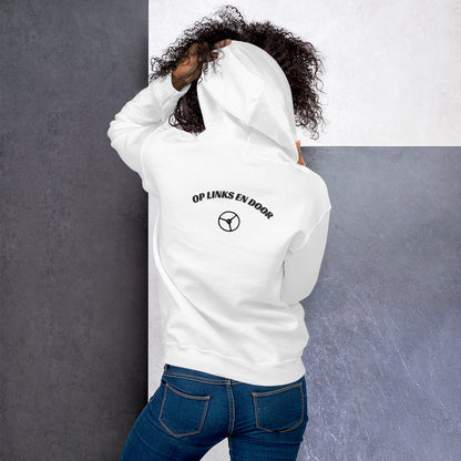 Uniseks barre hoodie met links en door The oldschool way