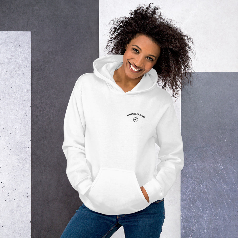 Uniseks barre hoodie met links en door The oldschool way